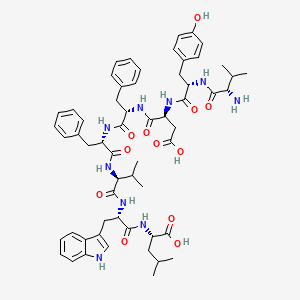 Chemical structure of Tyrosinase-related Protein 2 (TRP-2) (181-188)