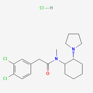Chemical structure of (1R,2R)-U-50488 hydrochloride