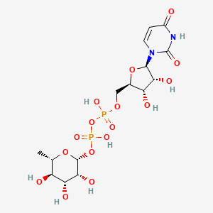 Chemical structure of UDP-rhamnose