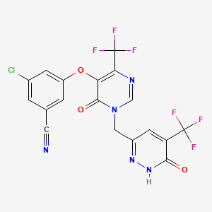 Chemical structure of Ulonivirine