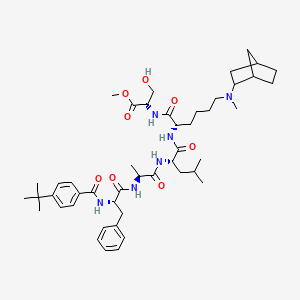 Chemical structure of UNC4976 TFA