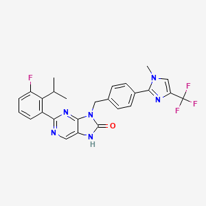 Chemical structure of USP1-IN-2
