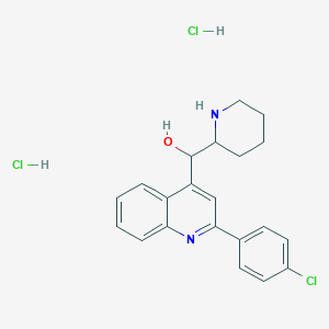 Chemical structure of Vacquinol-1 dihydrochloride