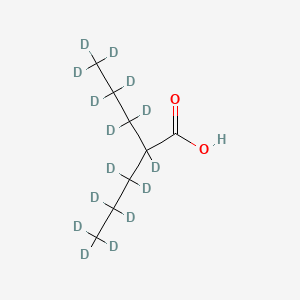 Chemical structure of Valproic acid-d15
