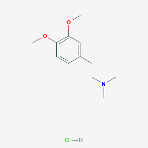 Chemical structure of Verapamil EP Impurity C hydrochloride