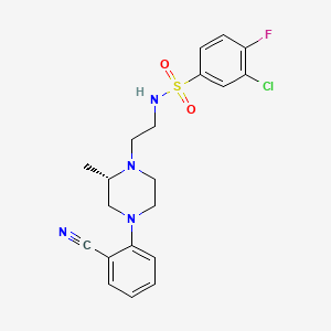Chemical structure of VU6036720 hydrochloride