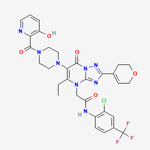 Chemical structure of Werner syndrome RecQ helicase-IN-3