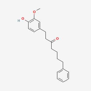 Chemical structure of Yakuchinone A