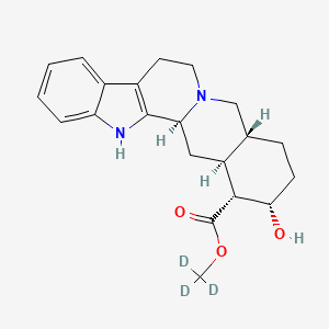 Chemical structure of Yohimbine-d3