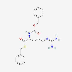 Chemical structure of Z-Arg-SBzl