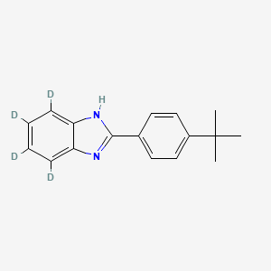 Chemical structure of ZLN005-d4