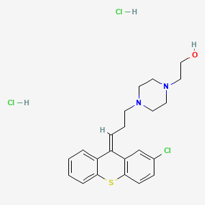 Chemical structure of Zuclopenthixol Hydrochloride