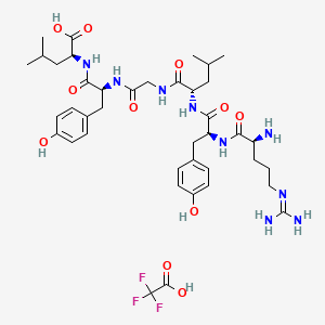 Chemical structure of α-Casein (90-95) (TFA)