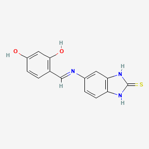 Chemical structure of α-Glucosidase-IN-22