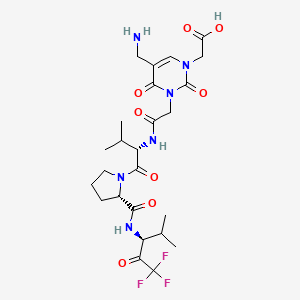 Chemical structure of FN-439 TFA