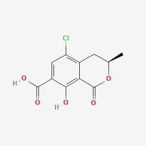 Chemical structure of Ochratoxin α