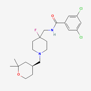Chemical structure of (R)-TTA-P2