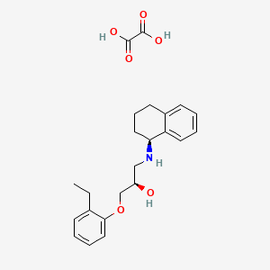 Chemical structure of (2R)-SR59230A