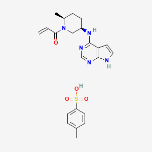 Chemical structure of Ritlecitinib tosylate