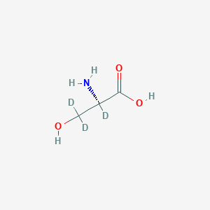 Chemical structure of D-Serine-d3