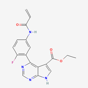 Chemical structure of JAK 3i