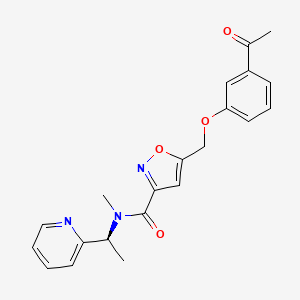 Chemical structure of ML381