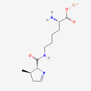 Chemical structure of L-Pyrrolysine lithium