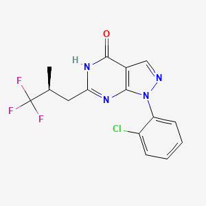 Chemical structure of (S)-BAY 73-6691