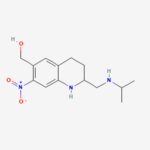 Chemical structure of Oxamniquine