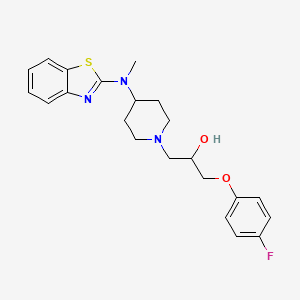 Chemical structure of Sabeluzole