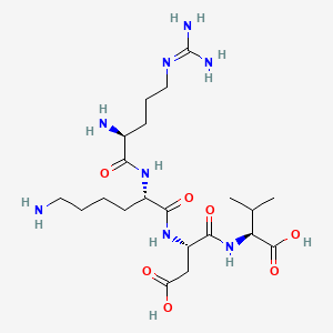 Chemical structure of Thymocartin TFA