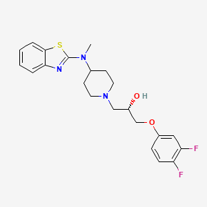 Chemical structure of Lubeluzole