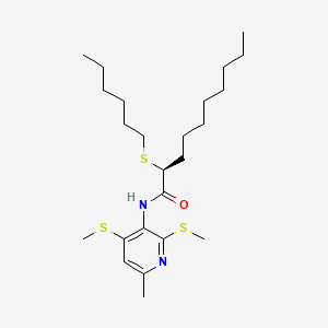 Chemical structure of CP-113818