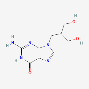 Chemical structure of Tiviciclovir hydrochloride