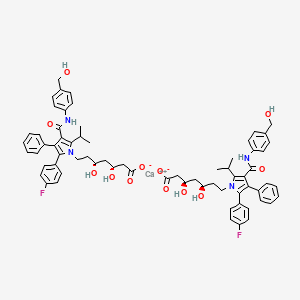 Chemical structure of Bemfivastatin hemicalcium