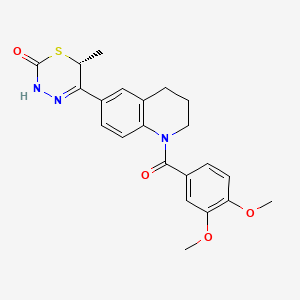 Chemical structure of (+)-EMD 57033