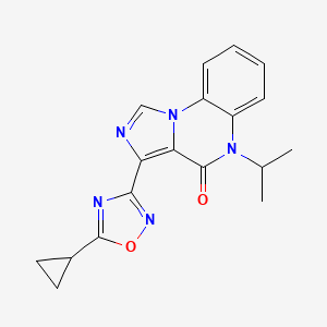 Chemical structure of Panadiplon