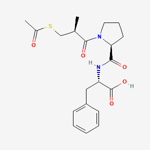 Chemical structure of Alacepril