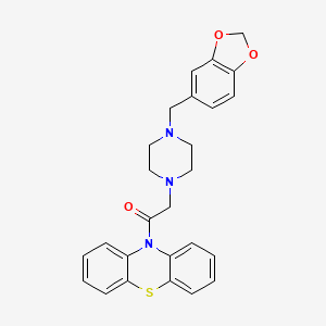 Chemical structure of Fenoverine-d8