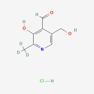 Chemical structure of Pyridoxal-d3 hydrochloride