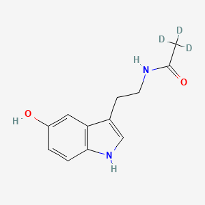 Chemical structure of N-Acetyl-5-hydroxytryptamine-d3