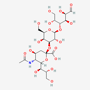 Chemical structure of 3'-Sialyllactose