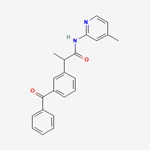 Chemical structure of Piketoprofen