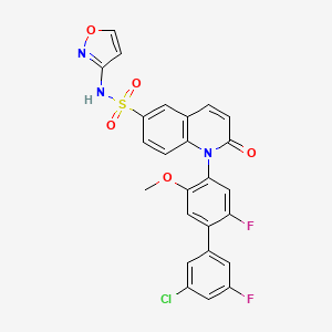 Chemical structure of (Rac)-AMG8379
