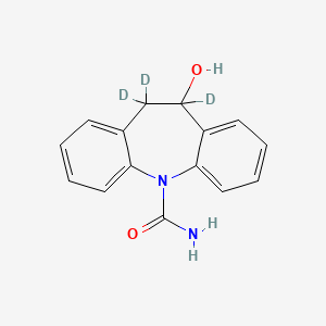 Chemical structure of Licarbazepine-d3