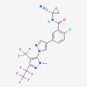 Chemical structure of Tigolaner