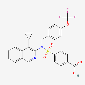 Chemical structure of Elismetrep