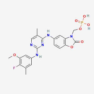 Chemical structure of Fosifidancitinib