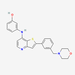 Chemical structure of LCB 03-0110