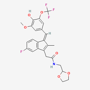 Chemical structure of ALX-1393 TFA